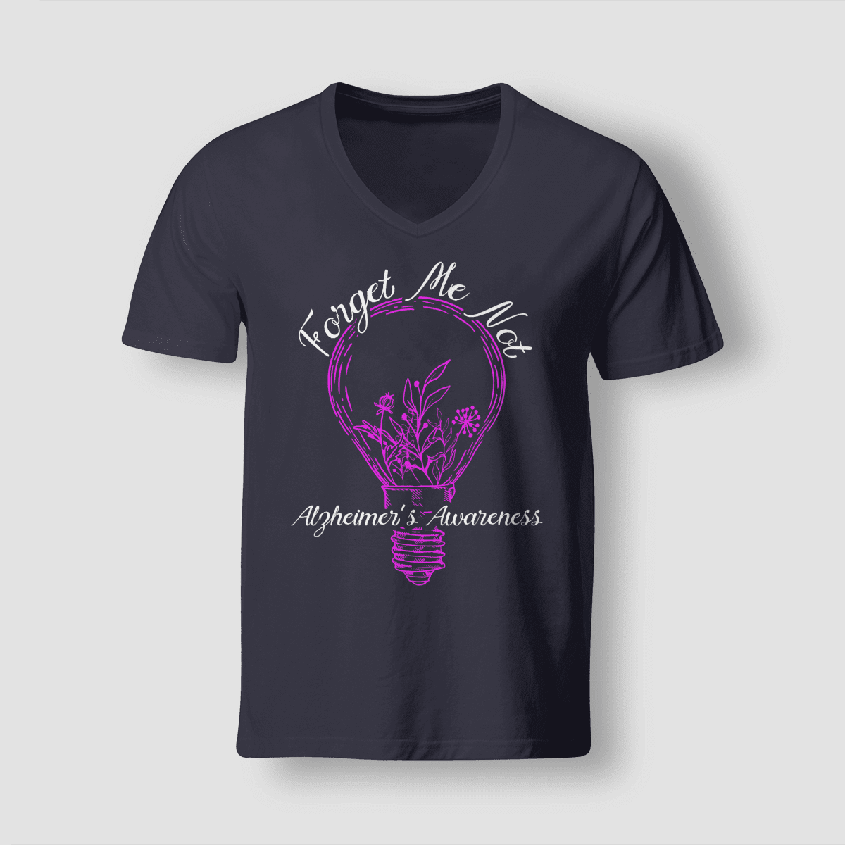 Support Alzheimer's Shirt, Alzheimer Dad Mom Tee, Alzheimer's gift, Gift For Her, Gift For Him Forget Me Not 2317