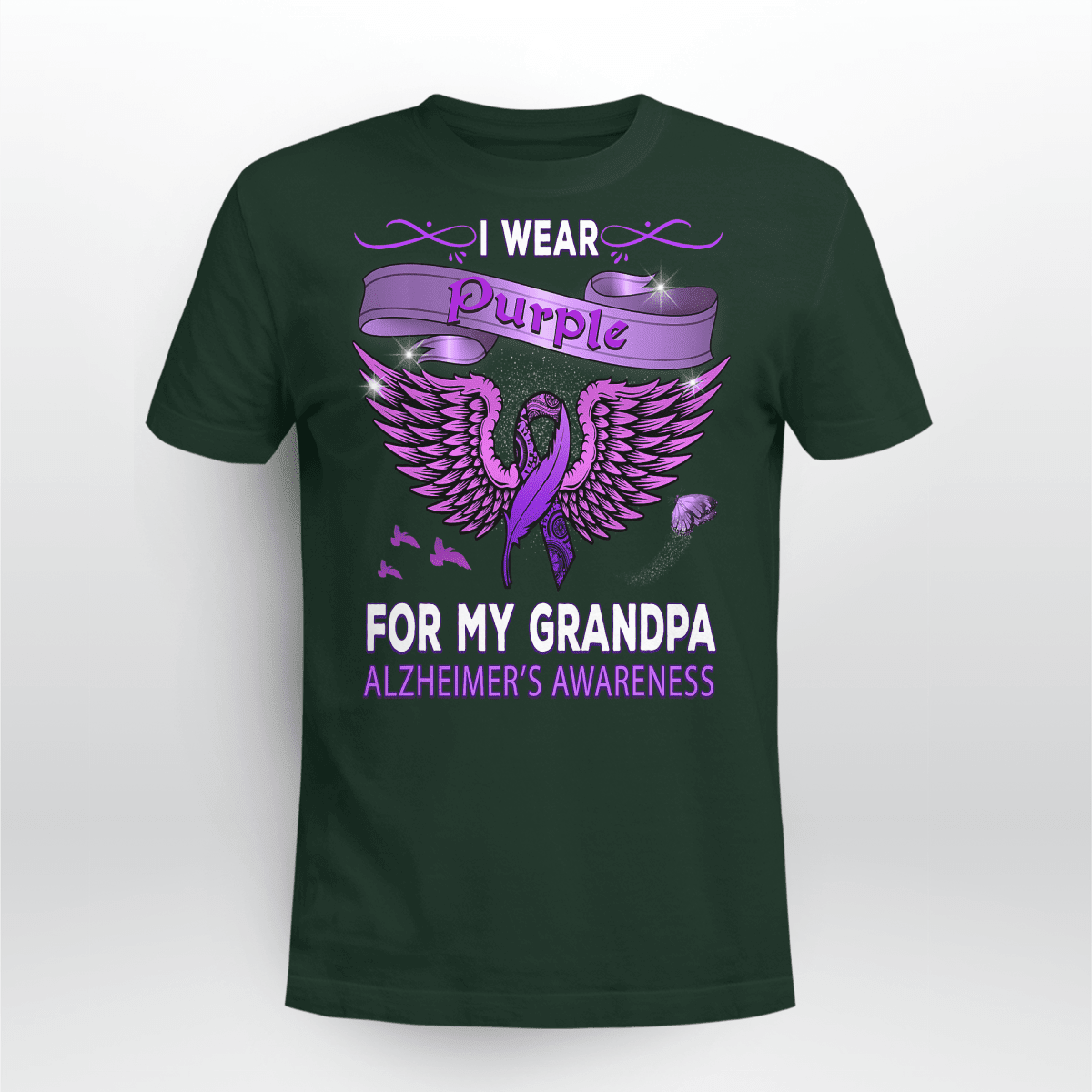 I Wear Purple 2317 , Alzheimer's Awareness Shirt, Gift For People With Dementia