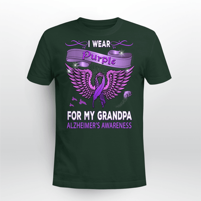 I Wear Purple 2317 , Alzheimer's Awareness Shirt, Gift For People With Dementia