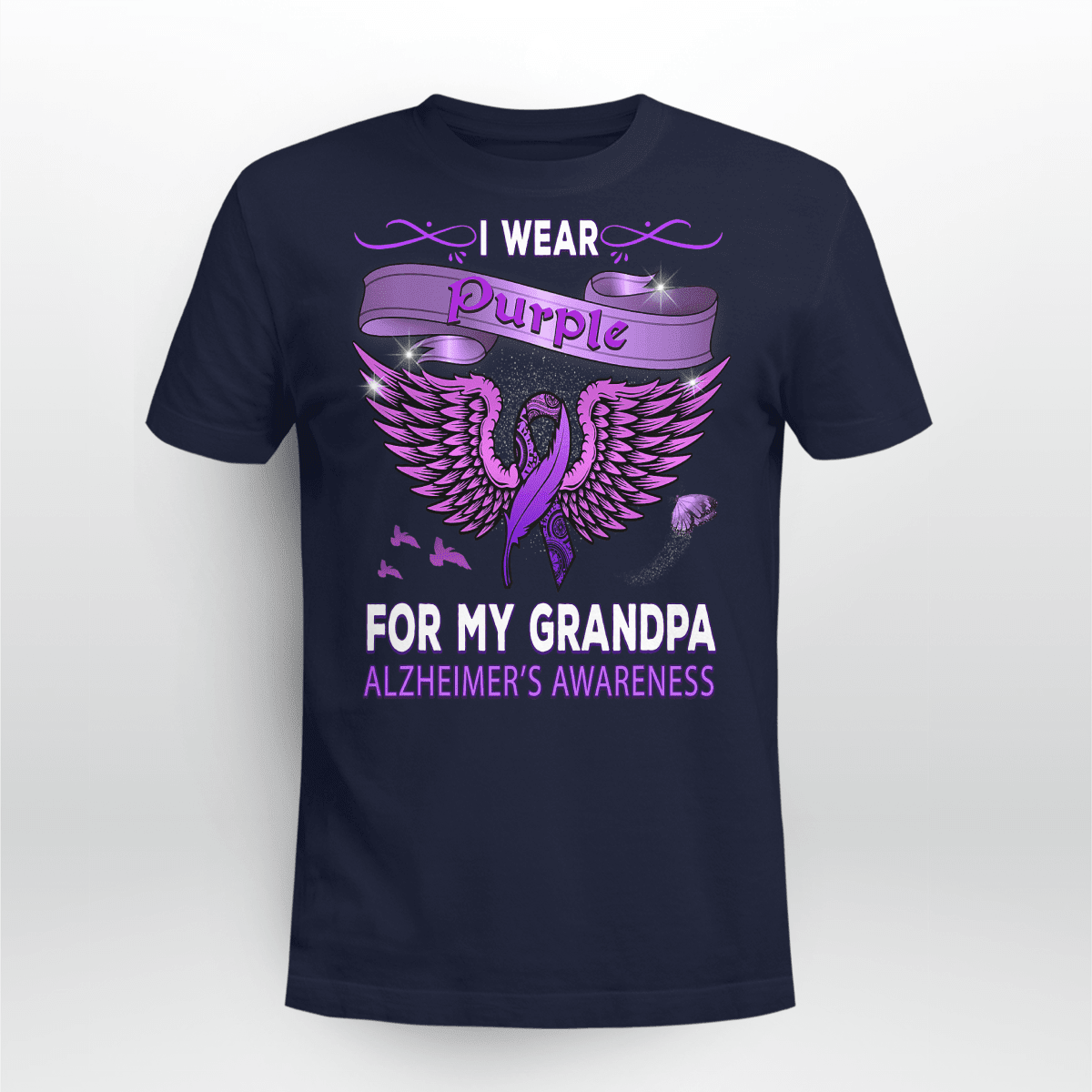 I Wear Purple 2317 , Alzheimer's Awareness Shirt, Gift For People With Dementia