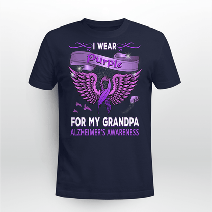 I Wear Purple 2317 , Alzheimer's Awareness Shirt, Gift For People With Dementia