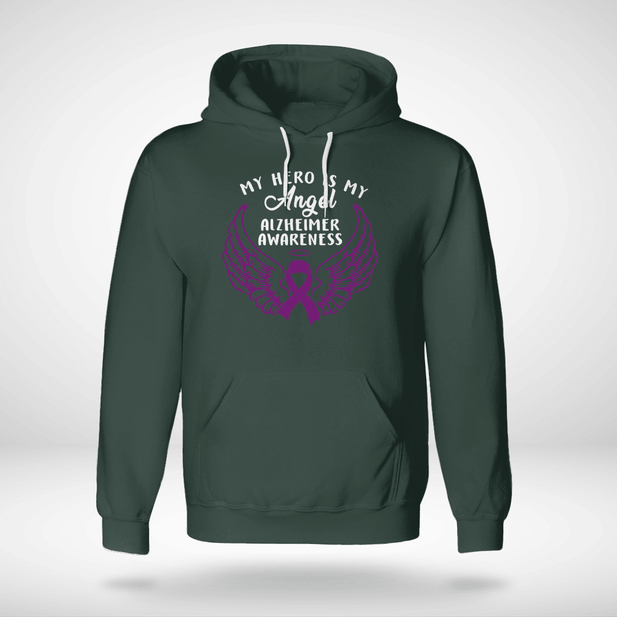 My Hero Is Now Angel , Alzheimer's Awareness Shirt, Gift For People With Dementia