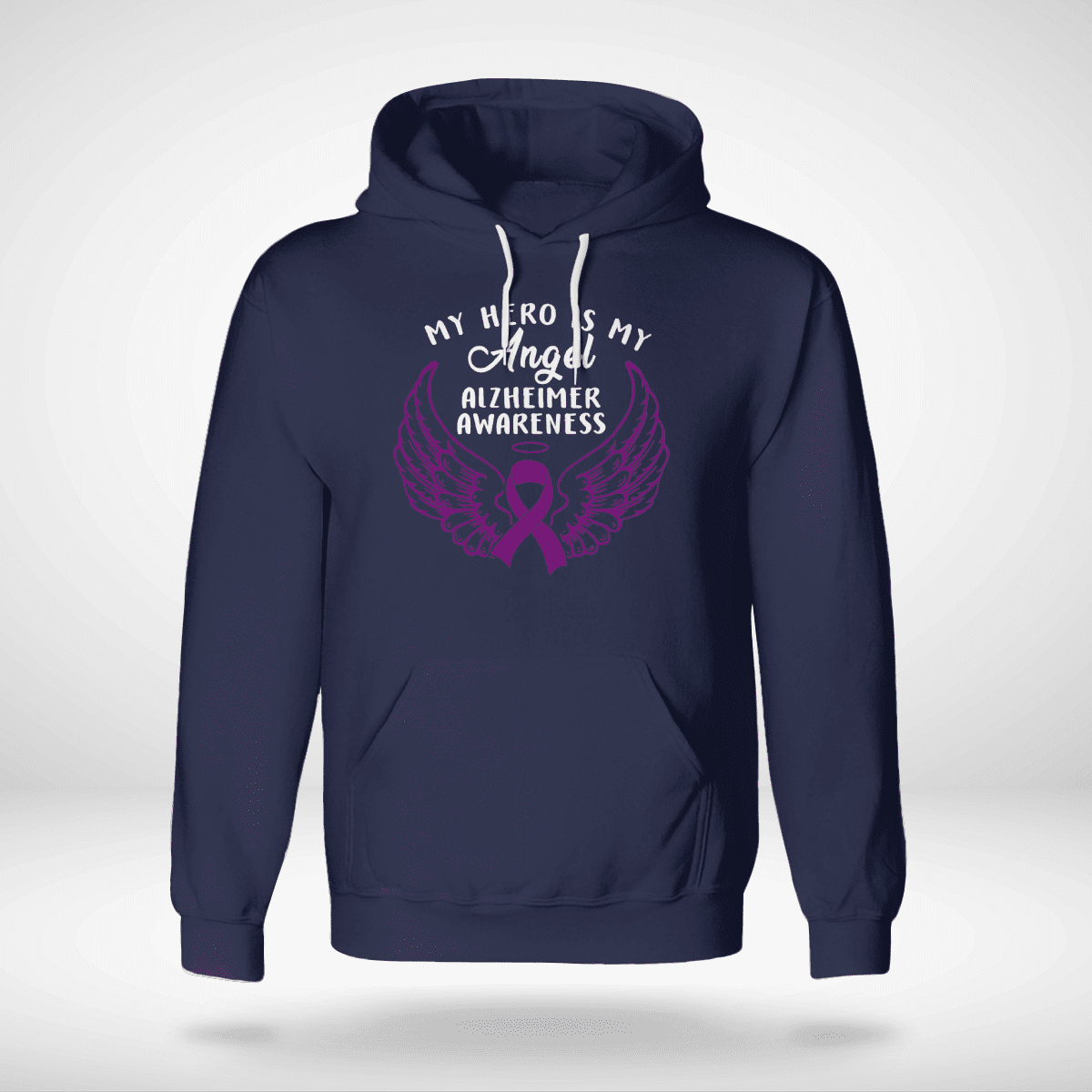 My Hero Is Now Angel , Alzheimer's Awareness Shirt, Gift For People With Dementia