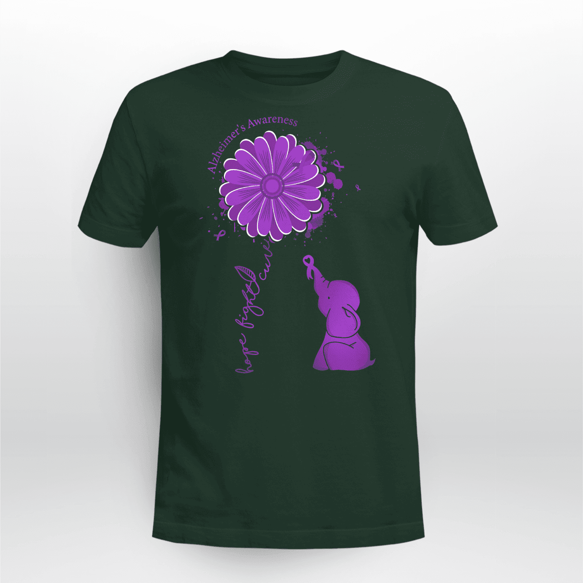 Hope Fight Cure  , Alzheimer's Awareness Shirt, Gift For People With Dementia
