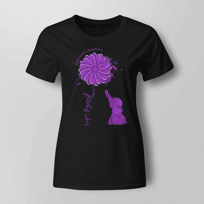 Support Alzheimer's Shirt, Alzheimer Dad Mom Tee, Alzheimer's gift, Gift For Her, Gift For Him Hope Fight Cure