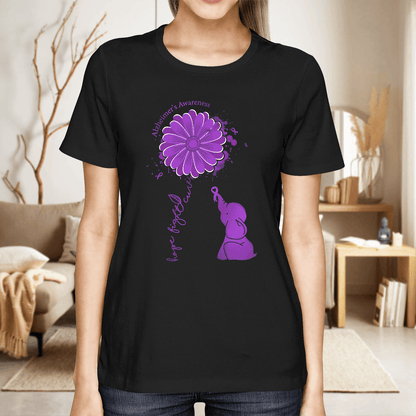 Support Alzheimer's Shirt, Alzheimer Dad Mom Tee, Alzheimer's gift, Gift For Her, Gift For Him Hope Fight Cure