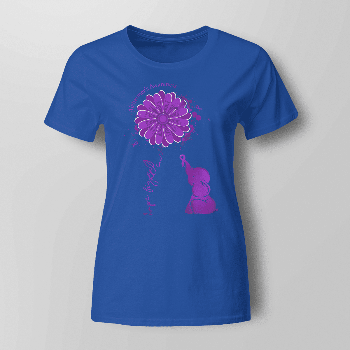 Support Alzheimer's Shirt, Alzheimer Dad Mom Tee, Alzheimer's gift, Gift For Her, Gift For Him Hope Fight Cure