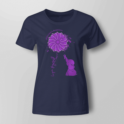 Support Alzheimer's Shirt, Alzheimer Dad Mom Tee, Alzheimer's gift, Gift For Her, Gift For Him Hope Fight Cure