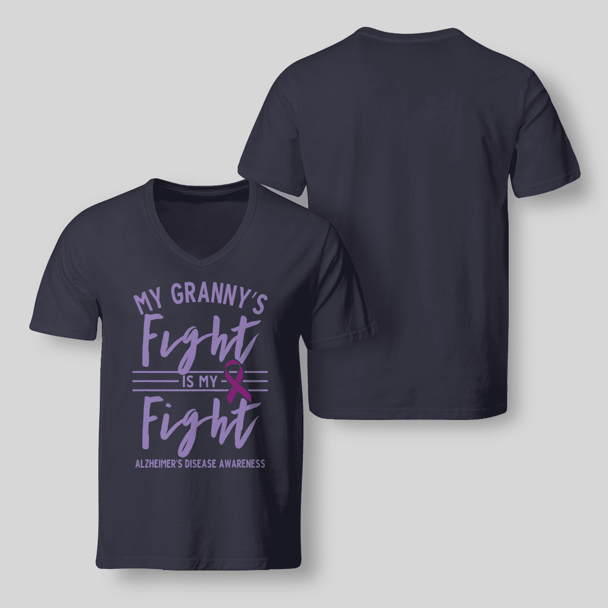 Support Alzheimer's Shirt, Alzheimer Dad Mom Tee, Alzheimer's gift, Gift For Her, Gift For Him My Granny's Fight Is My Fight