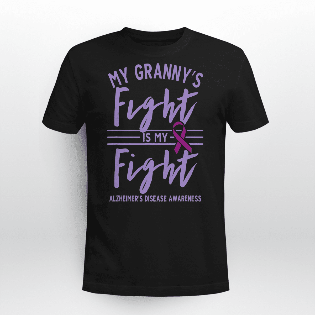 Support Alzheimer's Shirt, Alzheimer Dad Mom Tee, Alzheimer's gift, Gift For Her, Gift For Him My Granny's Fight Is My Fight