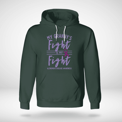 My Granny's Fight Is My Fight , , Alzheimer's Awareness Shirt, Gift For People With Dementia