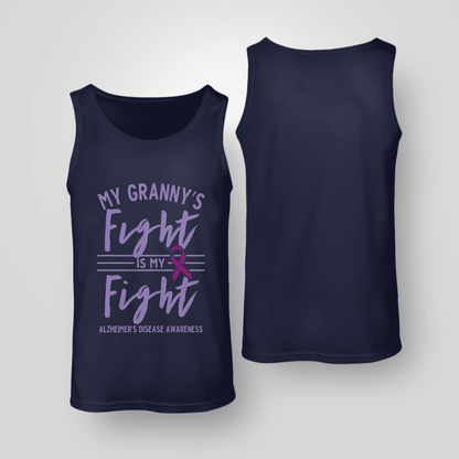 My Granny's Fight Is My Fight , , Alzheimer's Awareness Shirt, Gift For People With Dementia