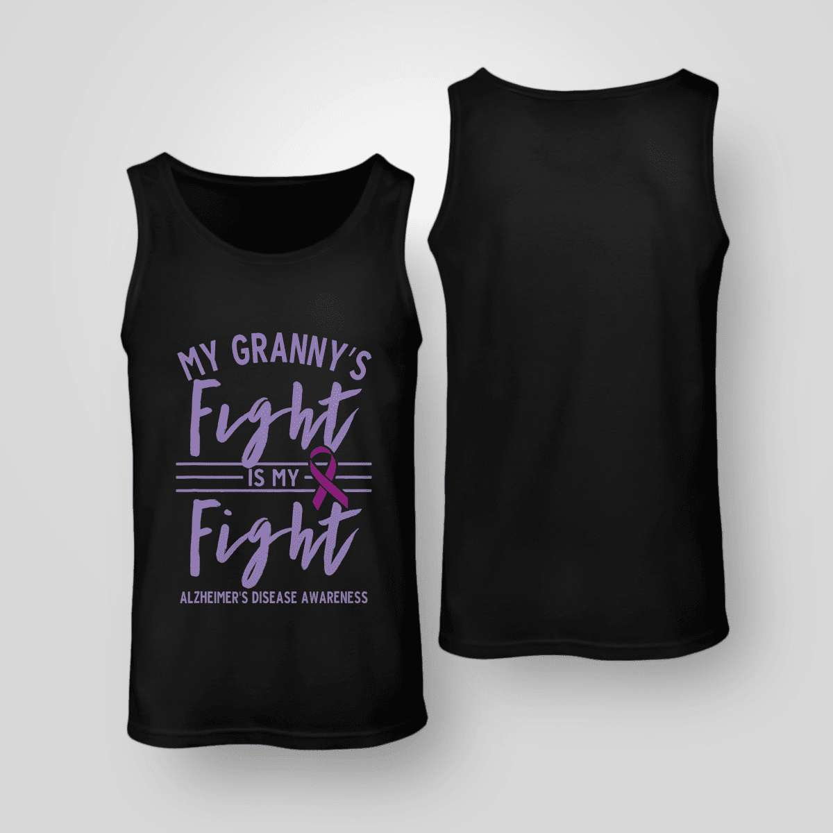My Granny's Fight Is My Fight , , Alzheimer's Awareness Shirt, Gift For People With Dementia