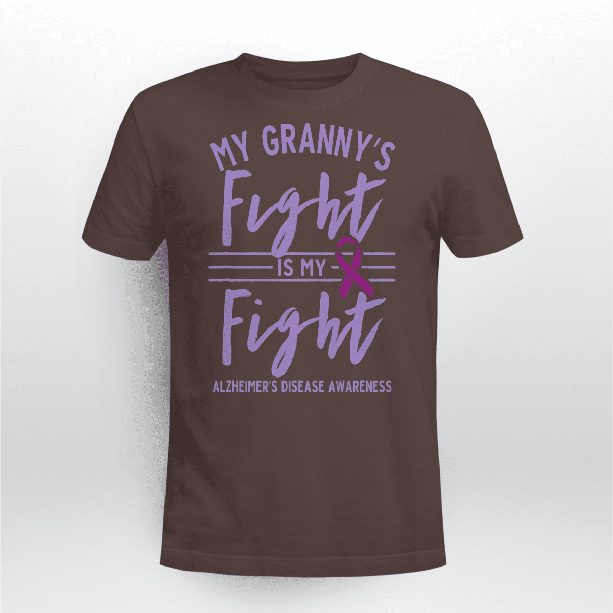 Support Alzheimer's Shirt, Alzheimer Dad Mom Tee, Alzheimer's gift, Gift For Her, Gift For Him My Granny's Fight Is My Fight
