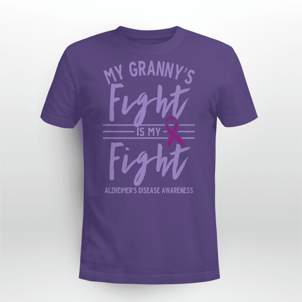 Support Alzheimer's Shirt, Alzheimer Dad Mom Tee, Alzheimer's gift, Gift For Her, Gift For Him My Granny's Fight Is My Fight