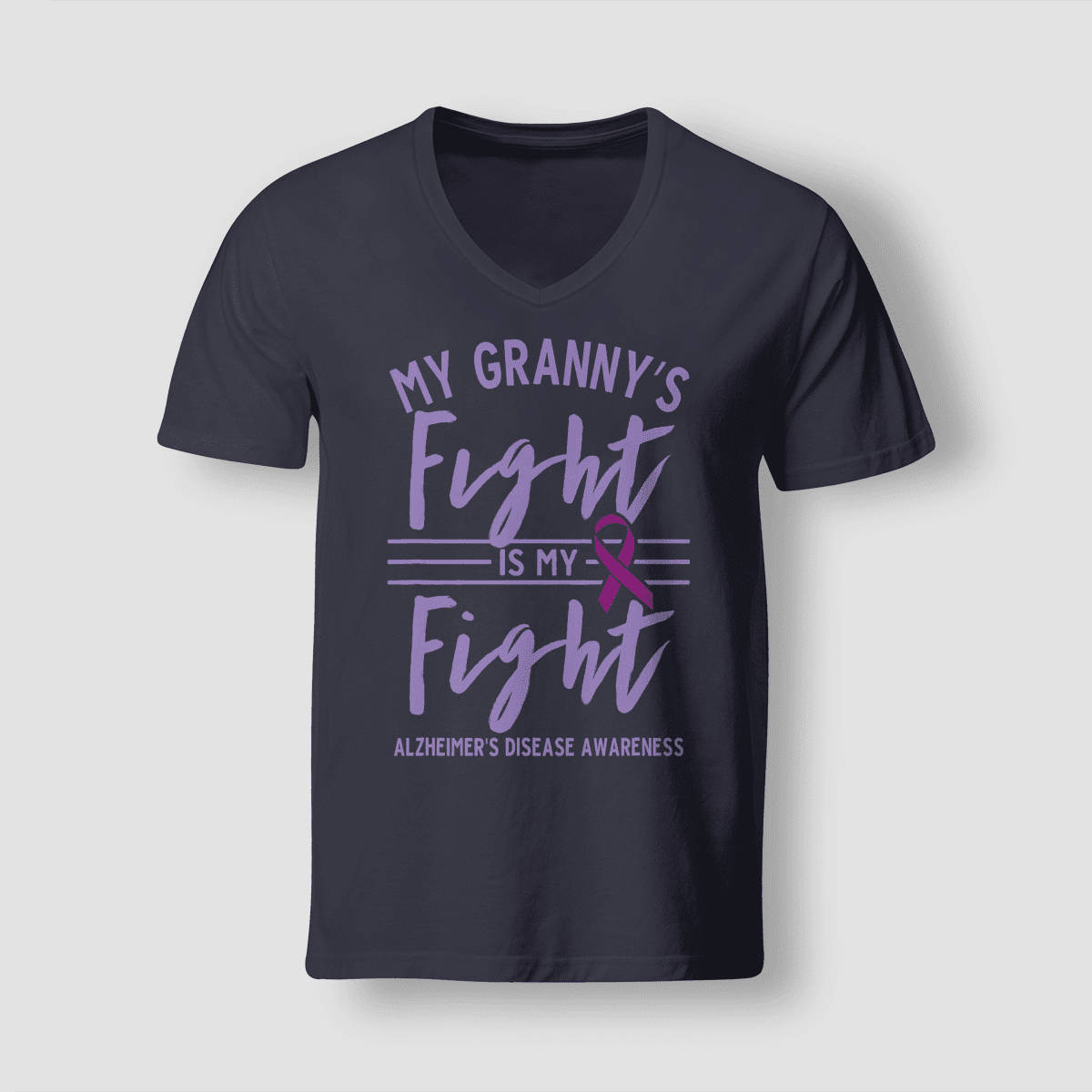 Support Alzheimer's Shirt, Alzheimer Dad Mom Tee, Alzheimer's gift, Gift For Her, Gift For Him My Granny's Fight Is My Fight
