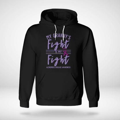 My Granny's Fight Is My Fight , , Alzheimer's Awareness Shirt, Gift For People With Dementia
