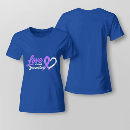 Support Alzheimer's Shirt, Alzheimer Dad Mom Tee, Alzheimer's gift, Gift For Her, Gift For Him Love Remembers