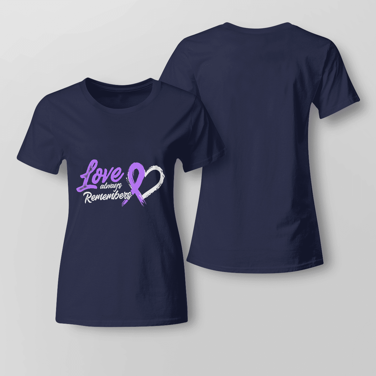 Support Alzheimer's Shirt, Alzheimer Dad Mom Tee, Alzheimer's gift, Gift For Her, Gift For Him Love Remembers
