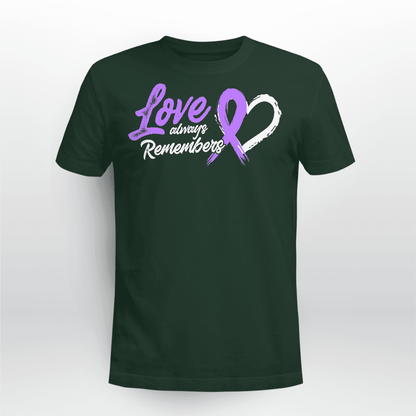 Love Remembers , Alzheimer's Awareness Shirt, Gift For People With Dementia