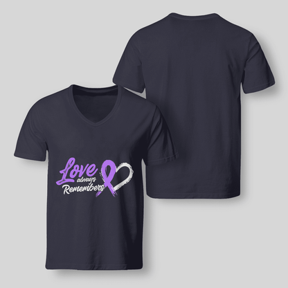Support Alzheimer's Shirt, Alzheimer Dad Mom Tee, Alzheimer's gift, Gift For Her, Gift For Him Love Remembers