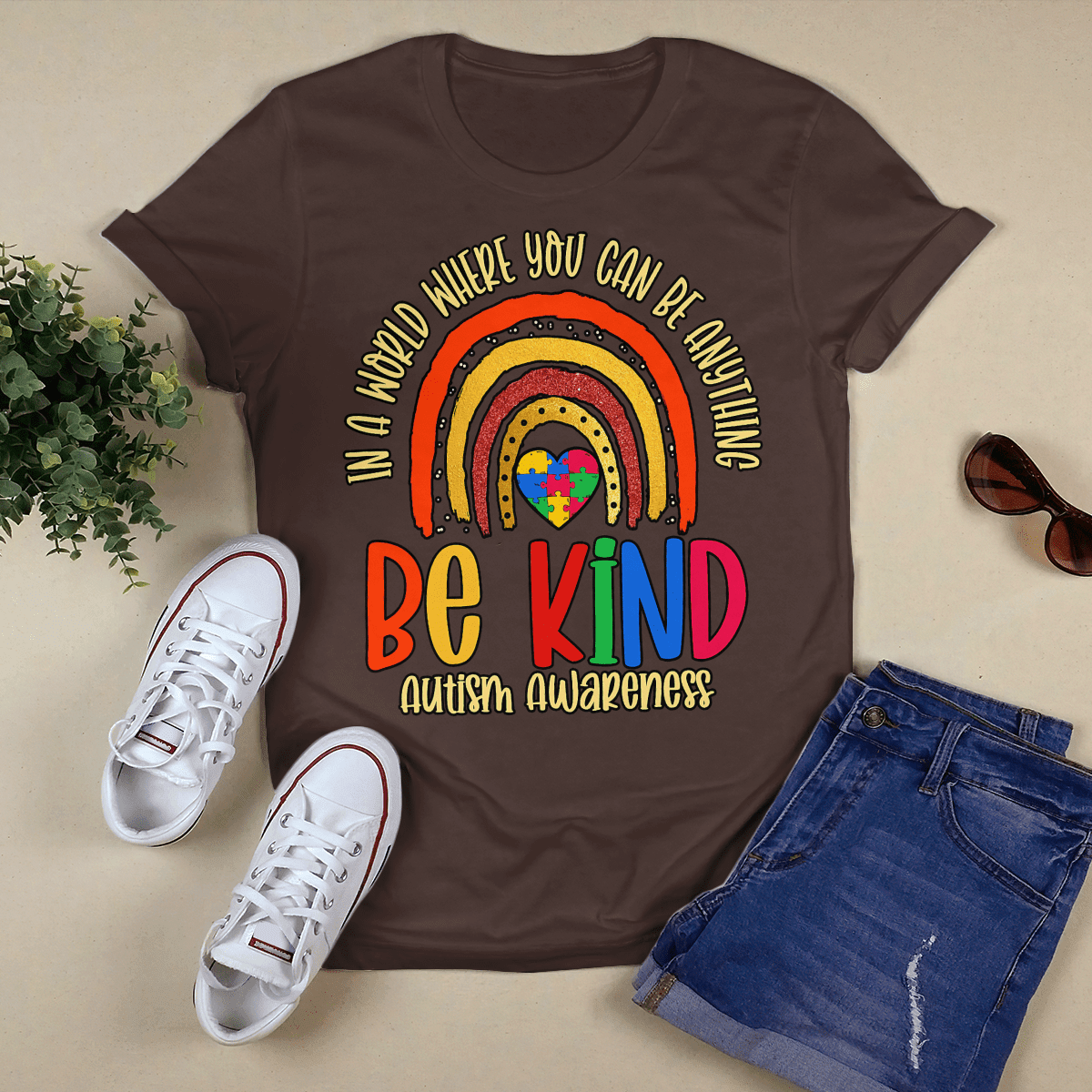 Be Kind Autism Awareness The Autism T-Shirt, Gift for People with Depression,