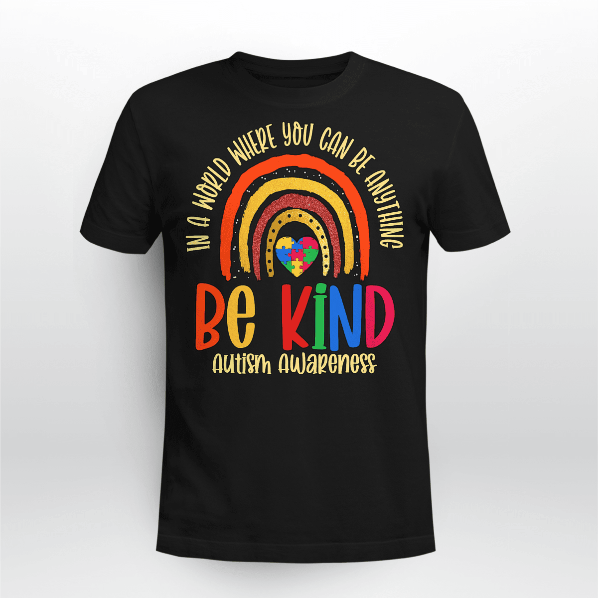 Be Kind Autism Awareness The Autism T-Shirt, Gift for People with Depression,