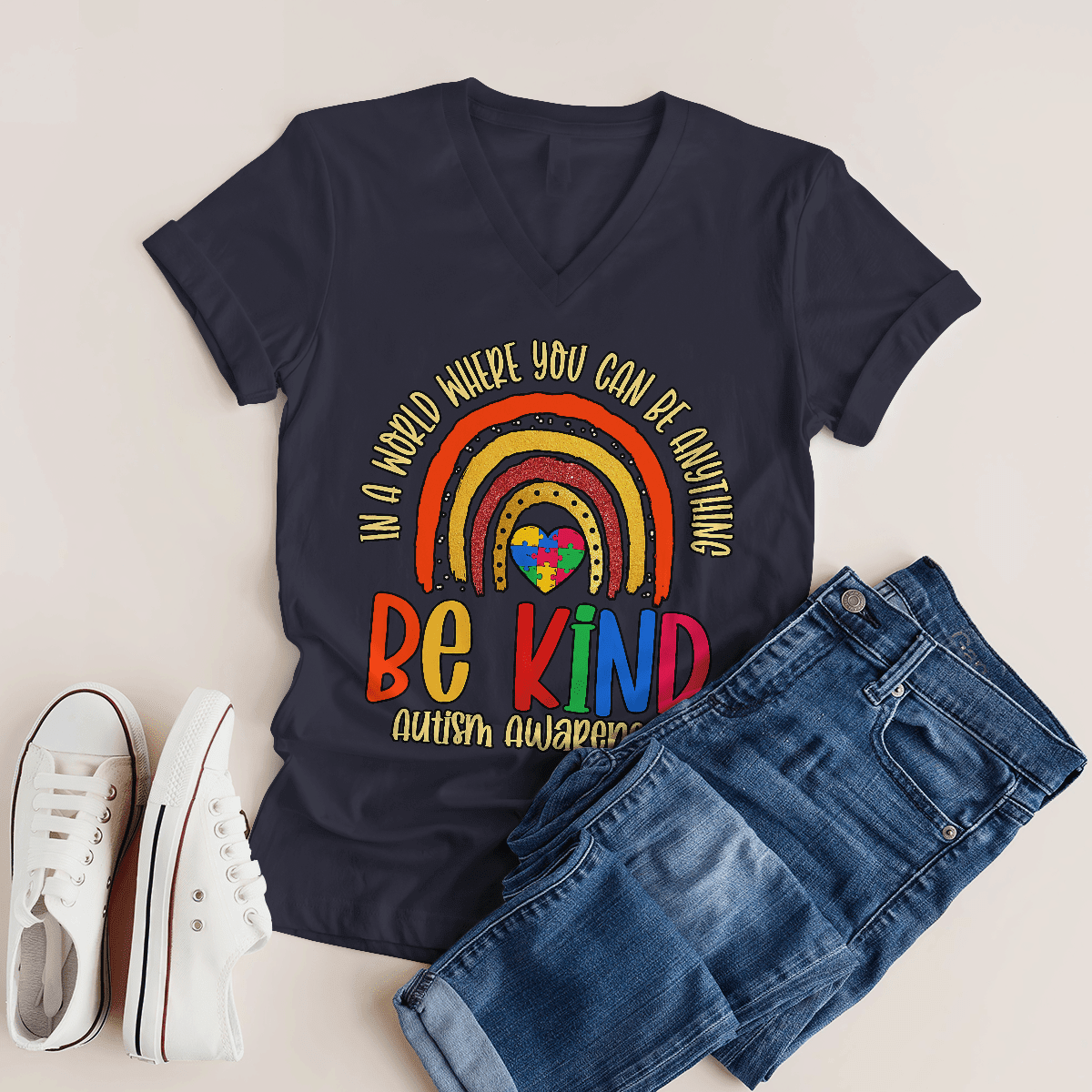 Be Kind Autism Awareness The Autism T-Shirt, Gift for People with Depression,