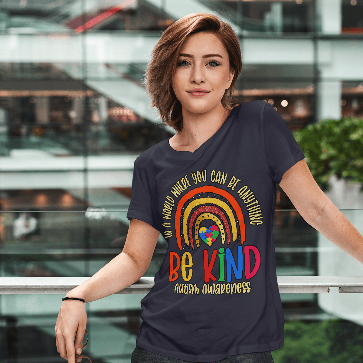 Be Kind Autism Awareness The Autism T-Shirt, Gift for People with Depression,