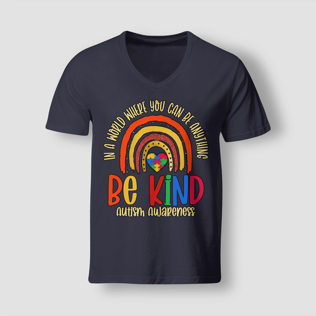 Be Kind Autism Awareness The Autism T-Shirt, Gift for People with Depression,