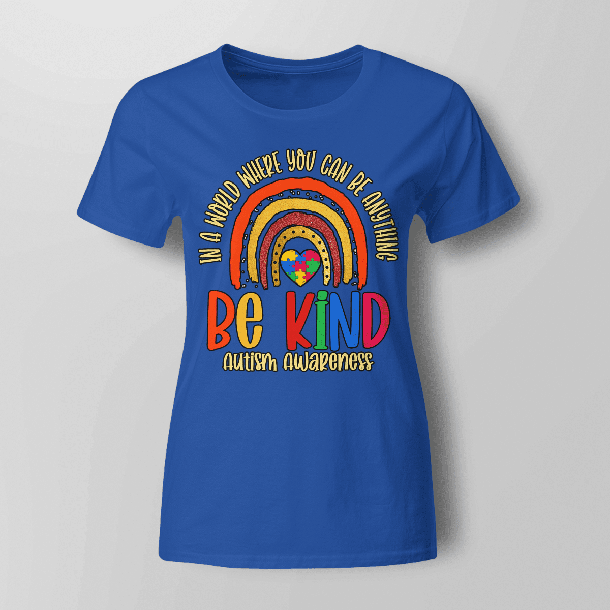 Be Kind Autism Awareness The Autism T-Shirt, Gift for People with Depression,