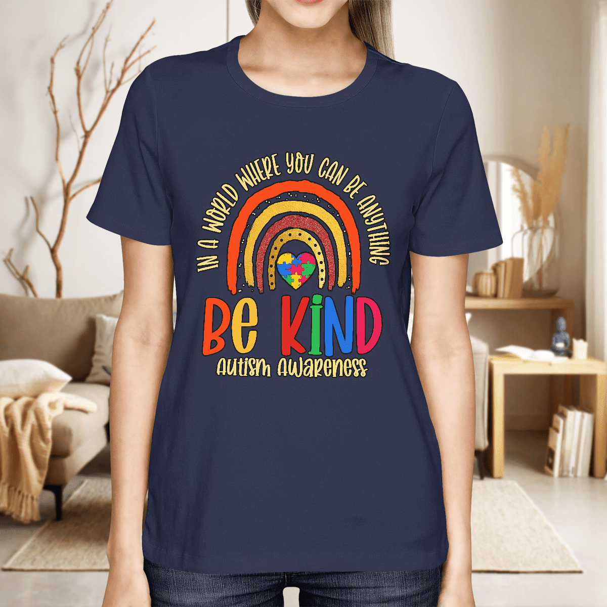 Be Kind Autism Awareness The Autism T-Shirt, Gift for People with Depression,