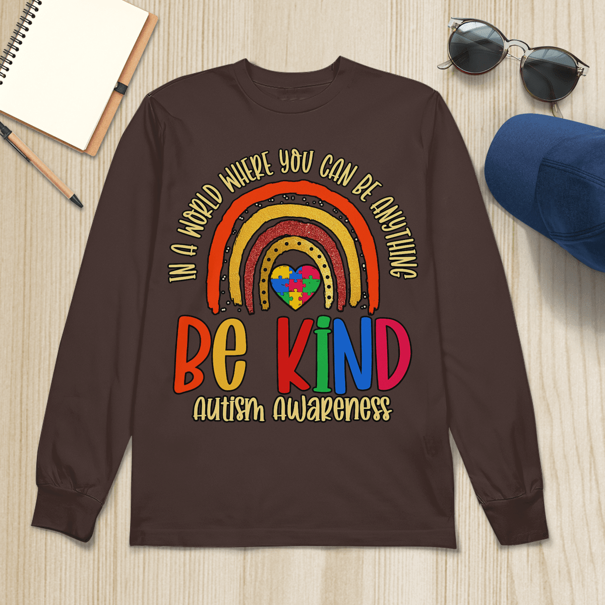 Be Kind Autism Awareness The Autism T-Shirt, Gift for People with Depression,