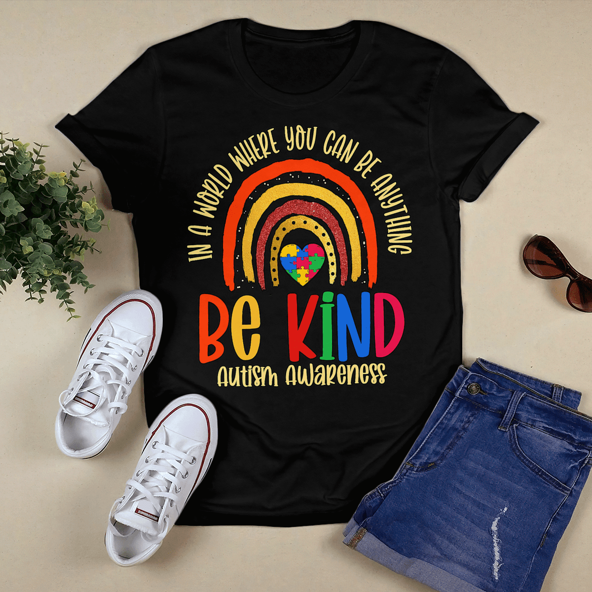 Be Kind Autism Awareness The Autism T-Shirt, Gift for People with Depression,