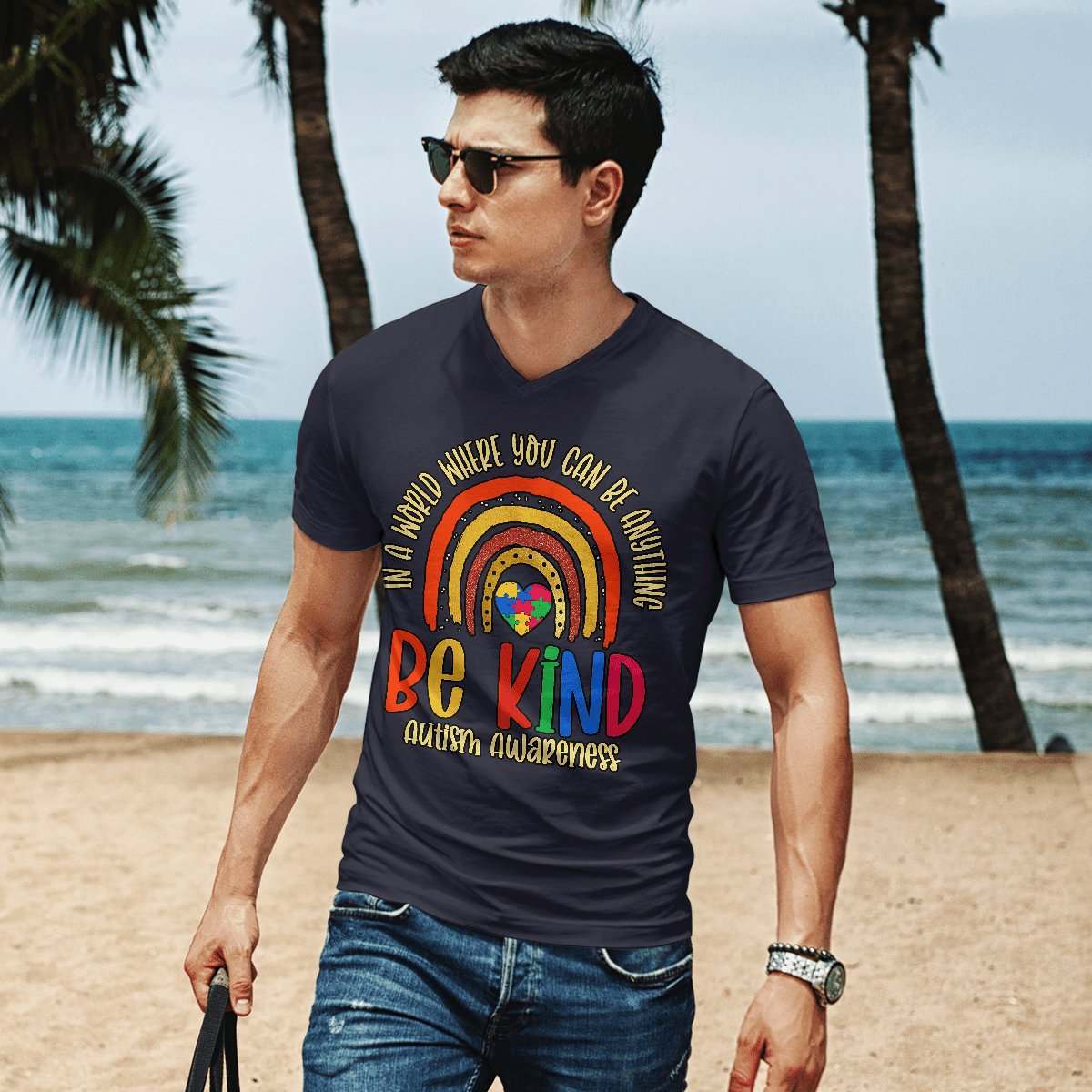 Be Kind Autism Awareness The Autism T-Shirt, Gift for People with Depression,