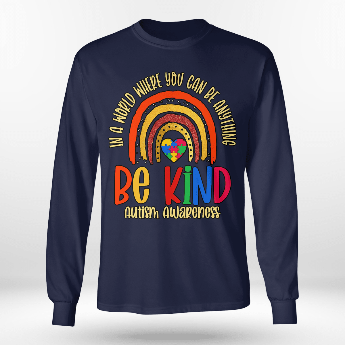 Be Kind Autism Awareness T-Shirt, Gift for People with Depression,