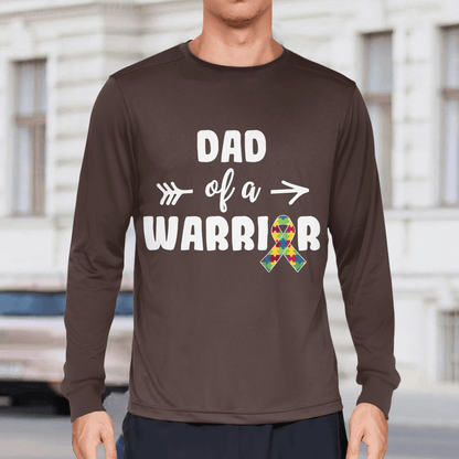 Dad Of A Warrior The Autism T-Shirt, Gift for People with Depression,