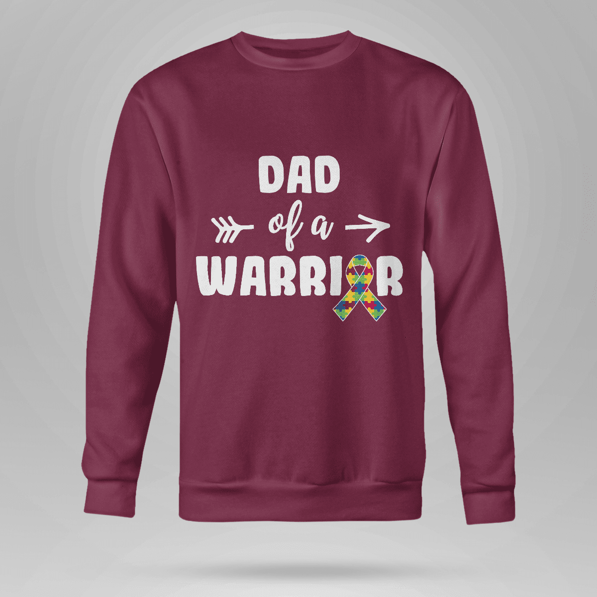 Dad Of A Warrior The Autism T-Shirt, Gift for People with Depression,