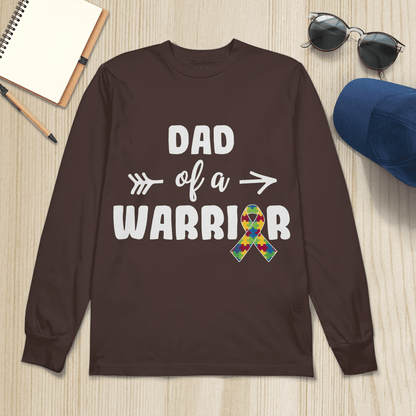 Dad Of A Warrior The Autism T-Shirt, Gift for People with Depression,