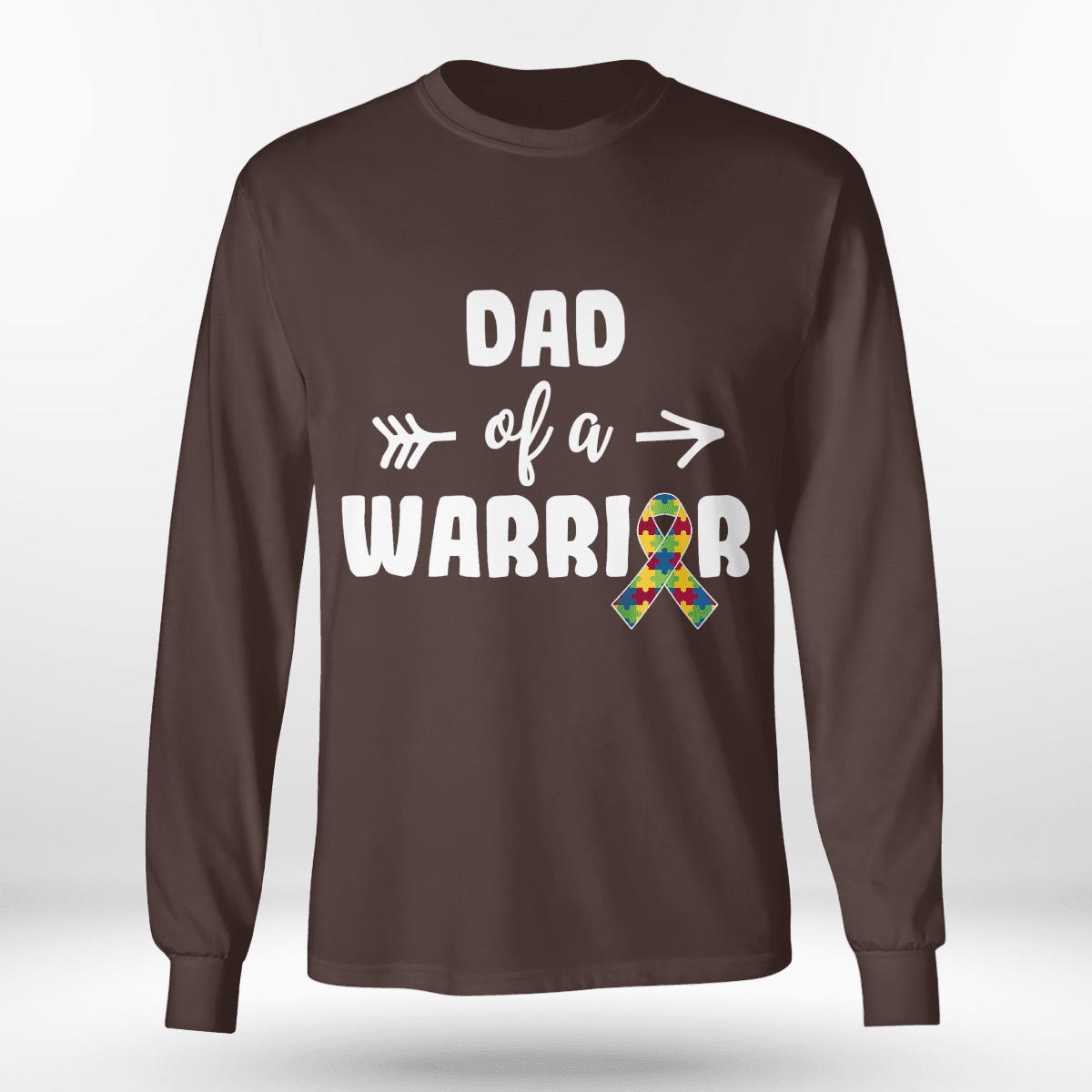Dad Of A Warrior The Autism T-Shirt, Gift for People with Depression,