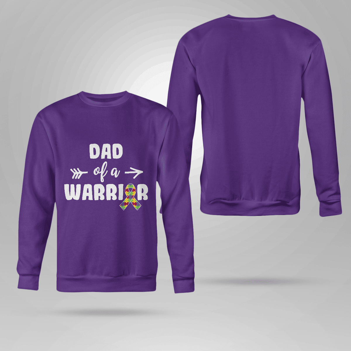 Dad Of A Warrior The Autism T-Shirt, Gift for People with Depression,
