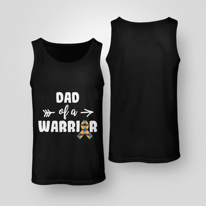 Dad Of A Warrior The Autism T-Shirt, Gift for People with Depression,