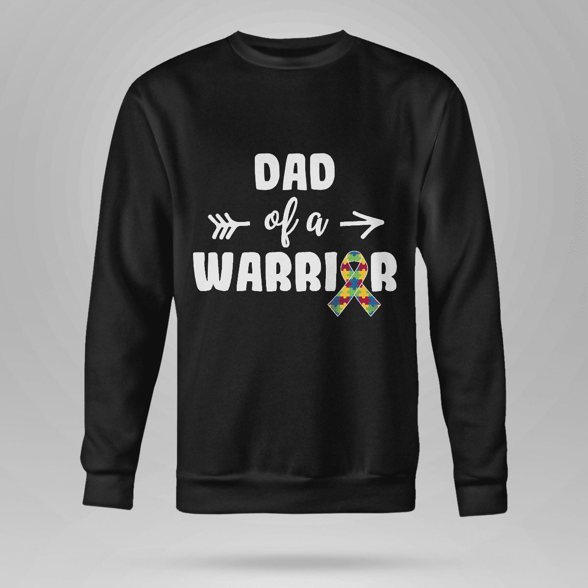Dad Of A Warrior The Autism T-Shirt, Gift for People with Depression,