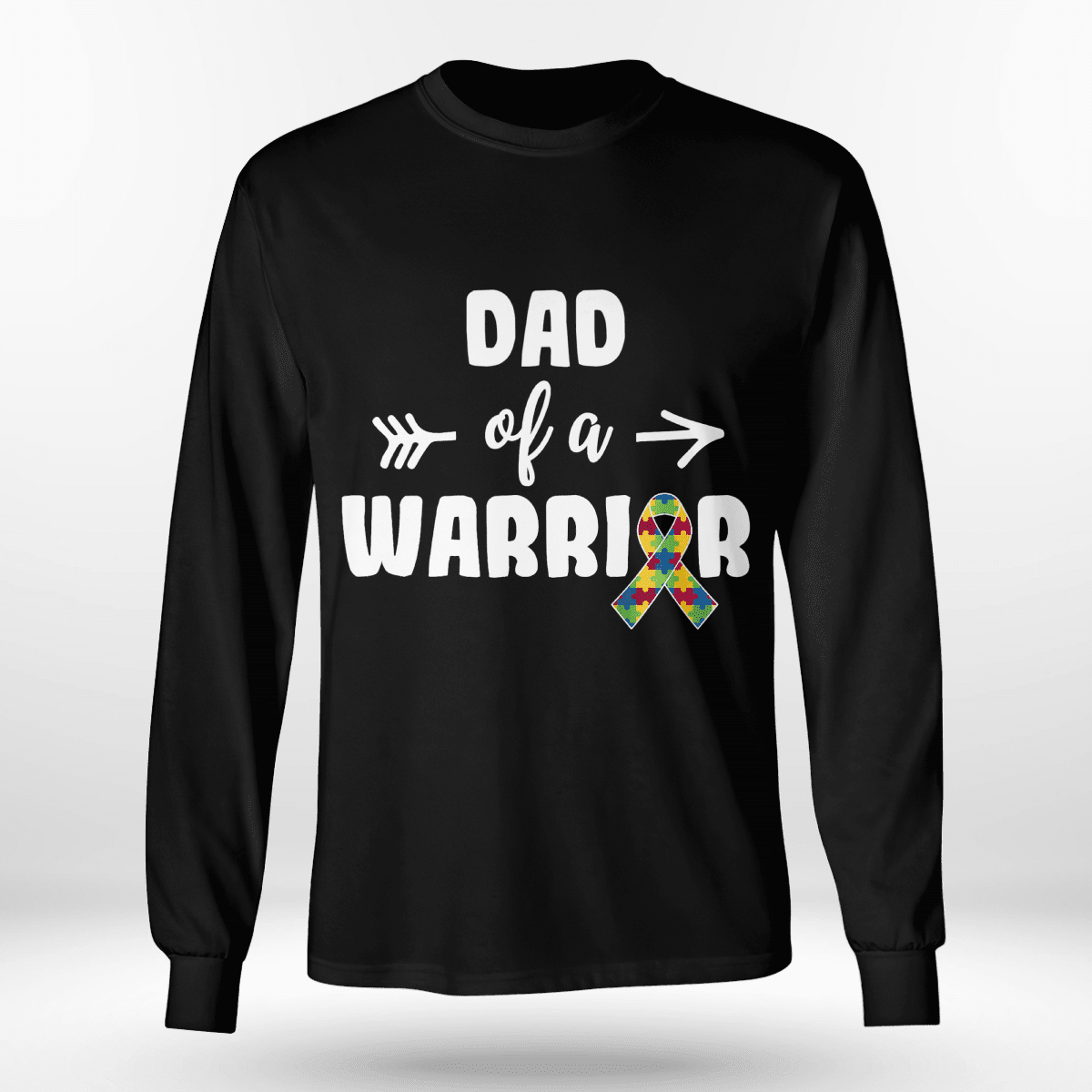 Dad Of A Warrior The Autism T-Shirt, Gift for People with Depression,