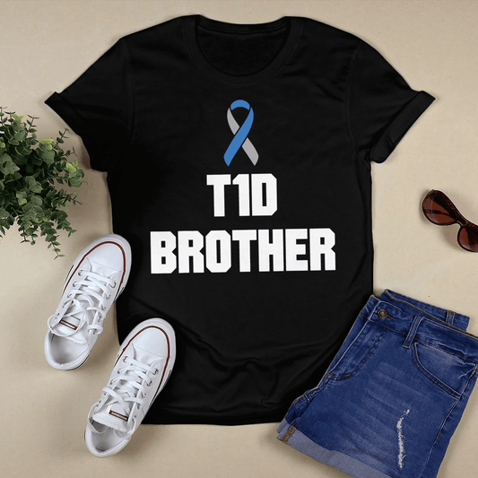 T1D Brother Diabetes Awareness Shirt, Diabetes Survivor Support Shirt, Gift For Diabetic, Diabetes Awareness Month