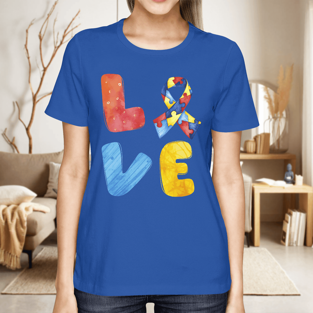 Autism Awareness - Love 2318 The Autism T-Shirt, Gift for People with Depression,