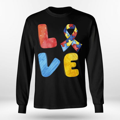 Autism Awareness - Love 2318 The Autism T-Shirt, Gift for People with Depression,