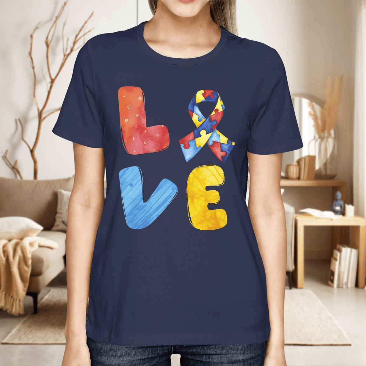 Autism Awareness - Love 2318 The Autism T-Shirt, Gift for People with Depression,