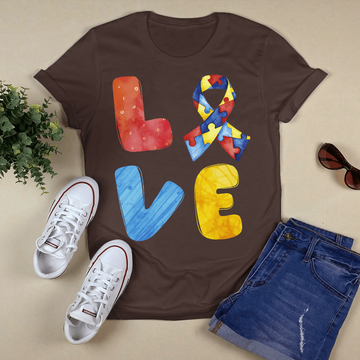 Autism Awareness - Love 2318 The Autism T-Shirt, Gift for People with Depression,