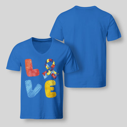 Autism Awareness - Love 2318 The Autism T-Shirt, Gift for People with Depression,